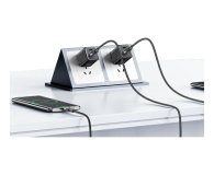 USAMS Kabel U-Turn USB-C 1m czarny - 1569176 - zdjęcie 4